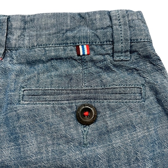 Mini Boden 4Y Chambray Chino Shorts - Picture 4 of 6